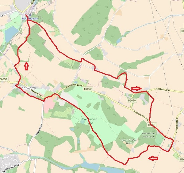 Wentworth follies map