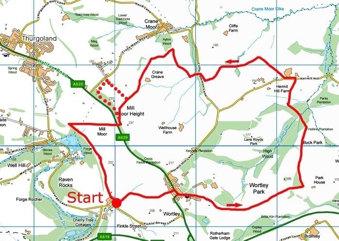 Wortley Circular Map