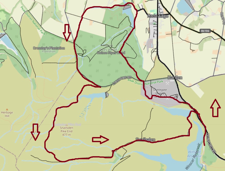 Walk map